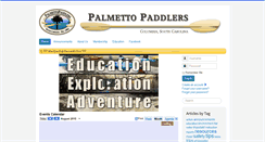 Desktop Screenshot of palmettopaddlers.org